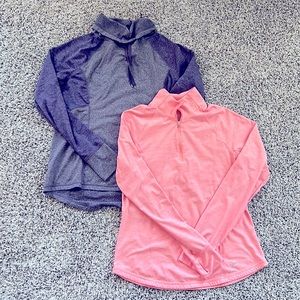 Set of TWO athletic pullovers